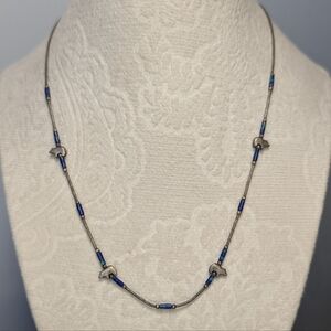 Vintage Sterling Liquid Silver Fetish Mini Bear Necklace
